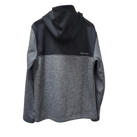 Spyder Men's Quarter-Zip Long-Sleeves Hoodie Sweatshirt Size Medium Excellent... - Picture 2 of 12